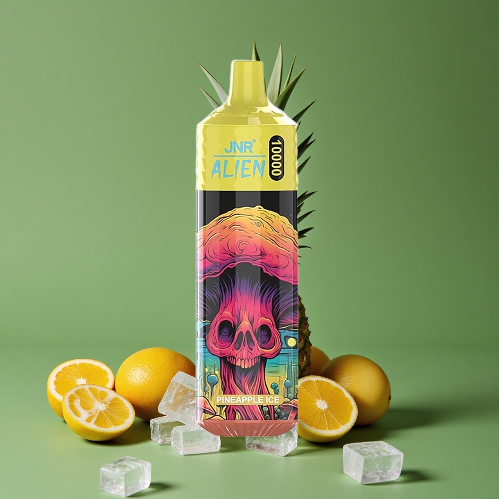 Ananas is JNR Alien 10000 Pust 850mAh Batterikapacitet 20ml E-væske Denmark vape