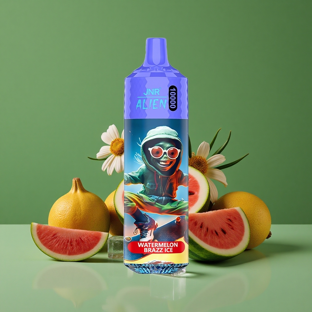 Vandmelon Brazz Is JNR Alien 10000 Pust 850mAh Opladning Denmark vape