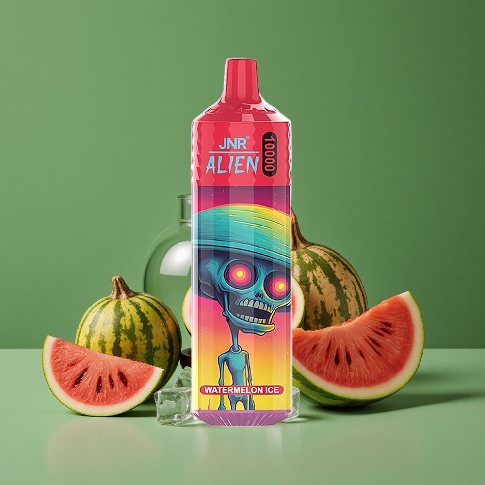 Vandmelon Is JNR Alien 10000 Pust 850mAh Batterikapacitet 20ml E-væske Denmark vape