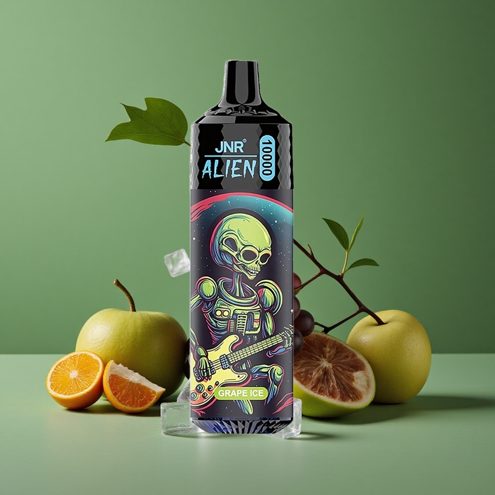 Vindrue Is JNR Alien 10000 Pust 850mAh Batterikapacitet 20ml E-væske Denmark vape