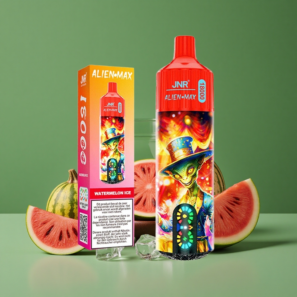 Vandmelon Is JNR Alien Max 18000 Puffer Smart LED Display 28ml E-liquid Denmark vape