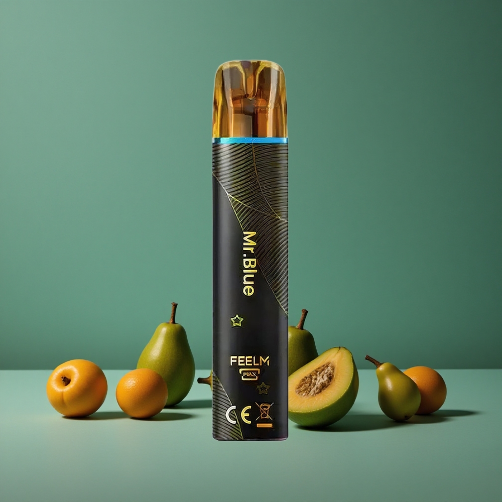 Blå JNR Black&Golden 800 Pust 550mAh Batterikapacitet Denmark vape