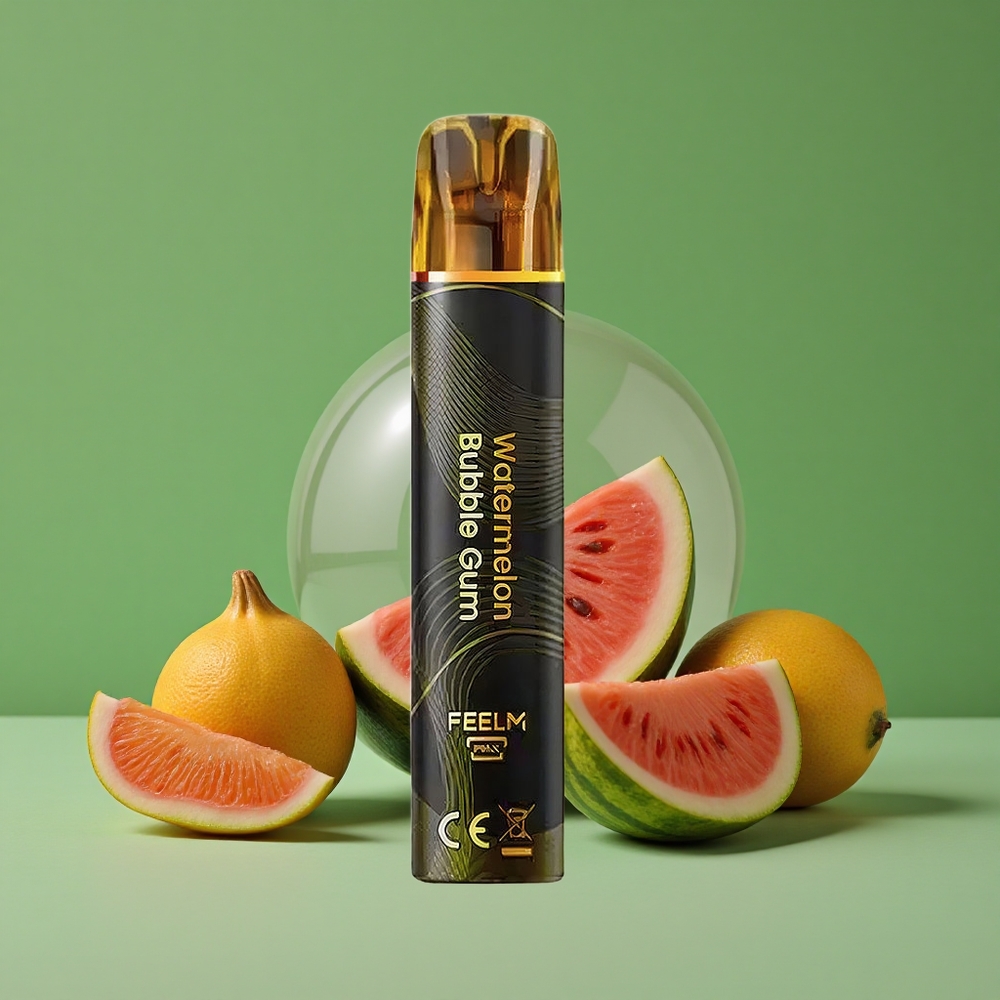 Vandmelon Bubblegum JNR Black&Golden 800 Pust 550mAh Denmark vape