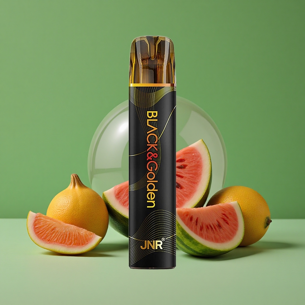 Vandmelon Bubblegum JNR Black&Golden 800 Pust 550mAh Denmark vape