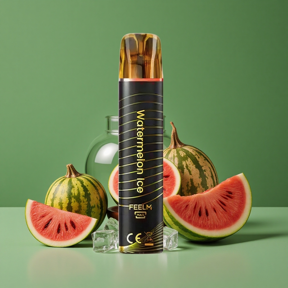 Vandmelon Is JNR Black&Golden 800 Pust 550mAh Batterikapacitet Denmark vape