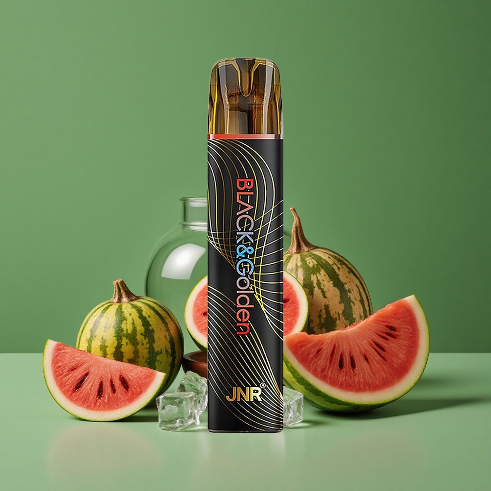 Vandmelon Is JNR Black&Golden 800 Pust 550mAh Batterikapacitet Denmark vape