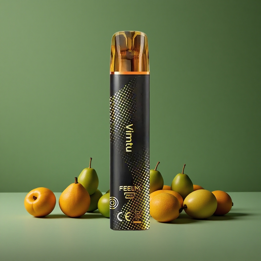 Vimtu JNR Black&Golden 800 Pust 550mAh Batterikapacitet Denmark vape