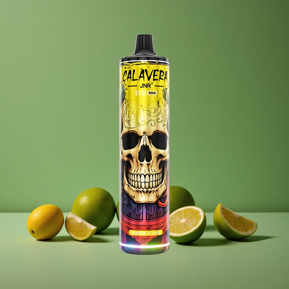 Citron & Lime JNR Calavera 11000 Pust 21ml E-Væske Kapacitet 850 mAh Batteri Kapacitet Denmark vape