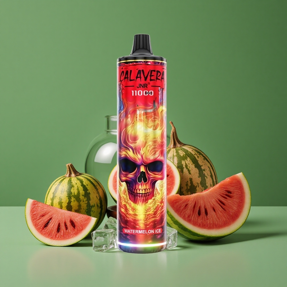 Vandmelon Is JNR Calavera 11000 Pust 850 mAh Batterikapacitet 21ml E-Liquid Kapacitet Denmark vape