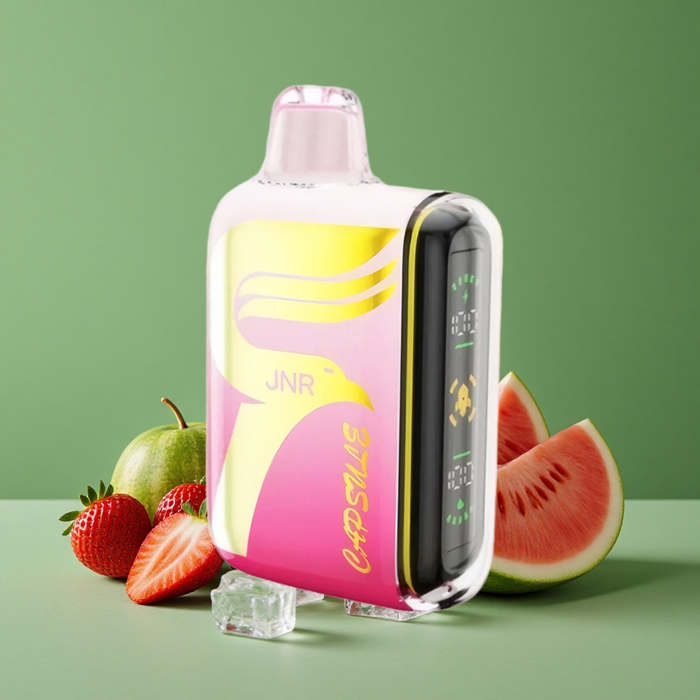 Jordbær Vandmelon Is JNR Capsule 15000 Pust 850mAh 20ml Denmark vape