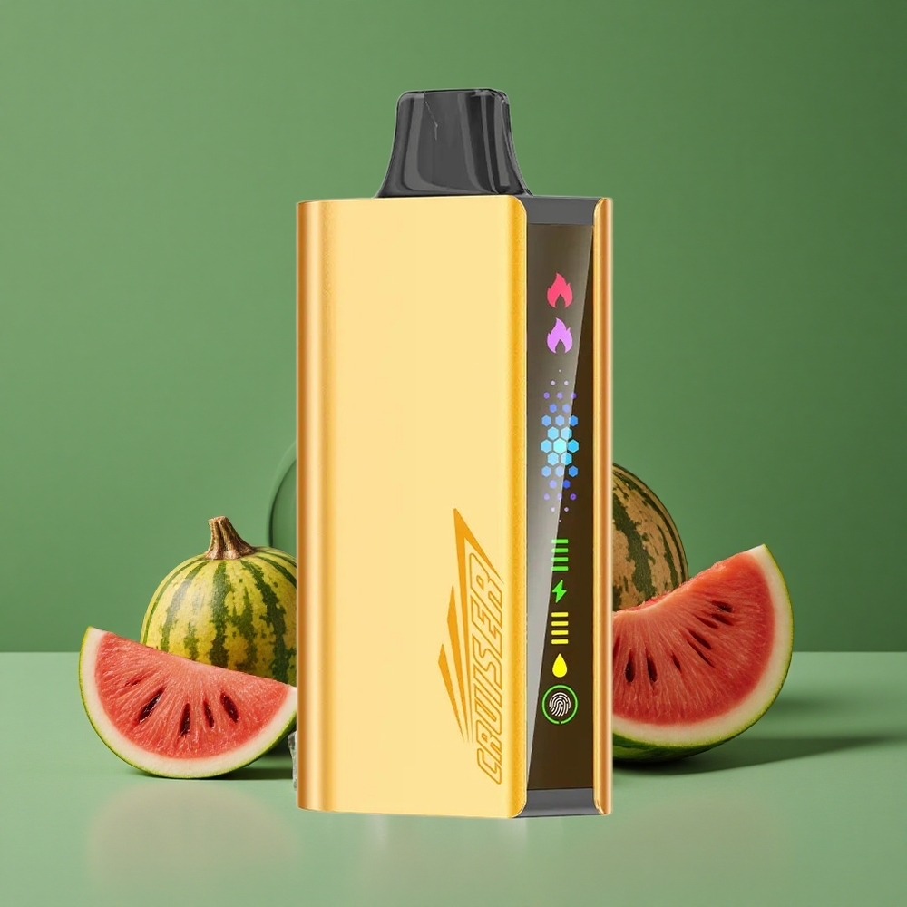 Vandmelon Is JNR Cruiser 12000 Pust Indbygget 3500 mAh Batteri Fuldt-metal Aluminimumskrop Denmark vape