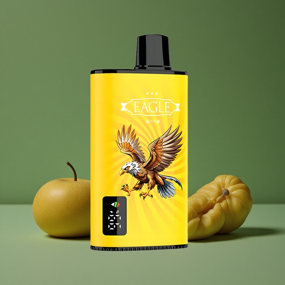 Dobbelt Æble JNR EAGLE Smart 23000 Pust 25ml e-Væske Kapacitet 750mAh Batteri Kapacitet Denmark vape