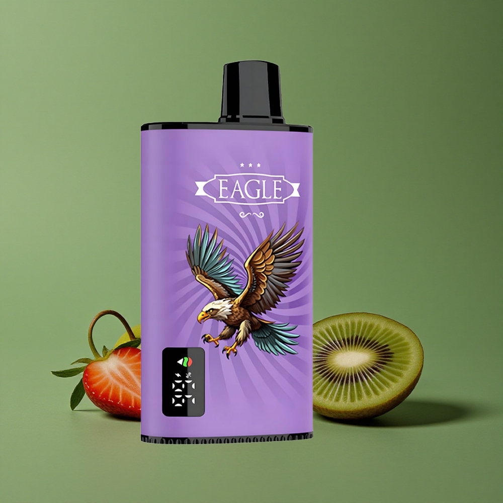 Jordbær Kiwi JNR EAGLE Smart 23000 Pust 25ml e-Væske Kapacitet 750mAh Batteri Kapacitet Denmark vape