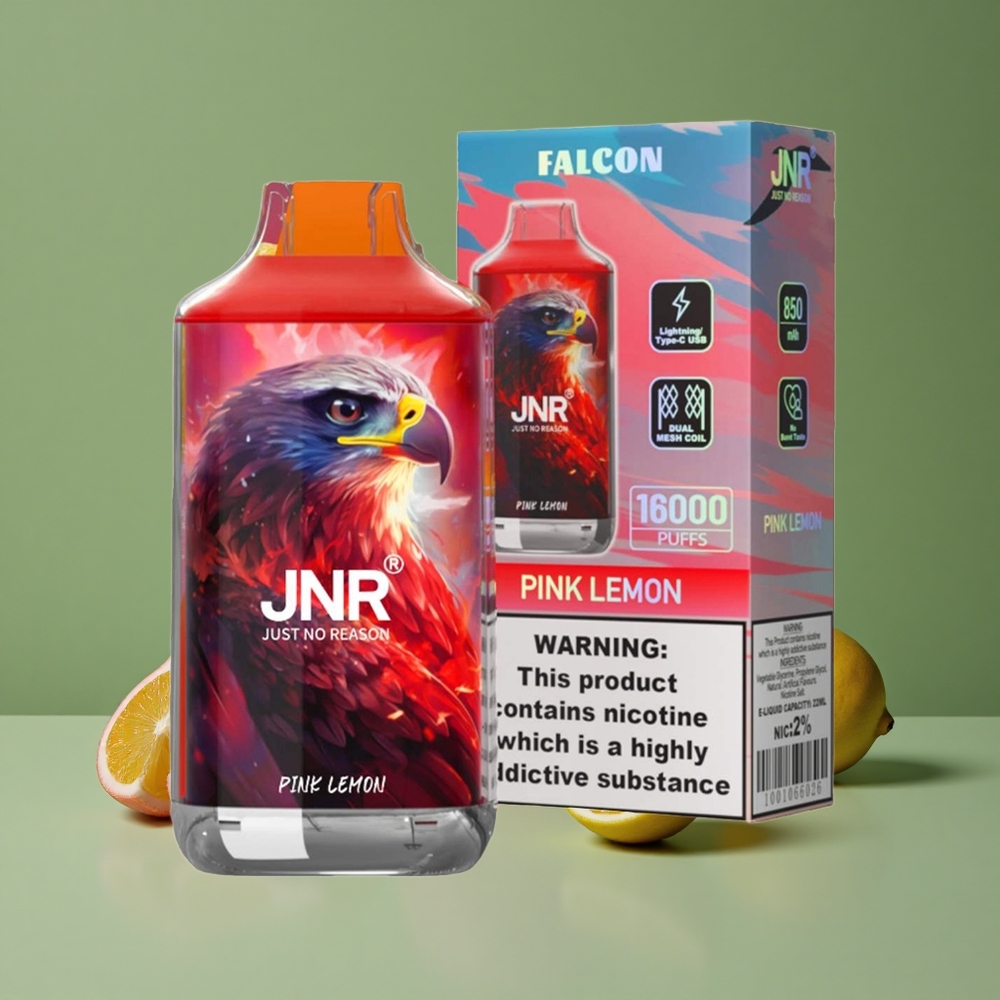 Pink Citron JNR Falcon 16000 Pust 850 mAh Denmark vape
