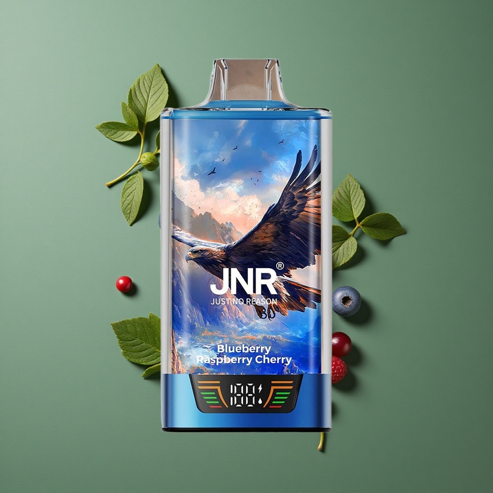 Blåbær Hindbær Kirsebær JNR Falcon Pro 28000 Pust 30ml Forfyldt Kapacitet 950mAh Batteri Kapacitet Denmark vape