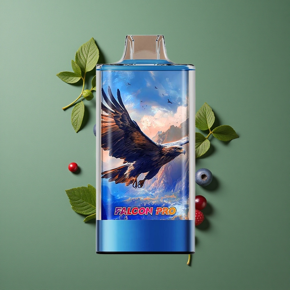 Blåbær Hindbær Kirsebær JNR Falcon Pro 28000 Pust 30ml Forfyldt Kapacitet 950mAh Batteri Kapacitet Denmark vape