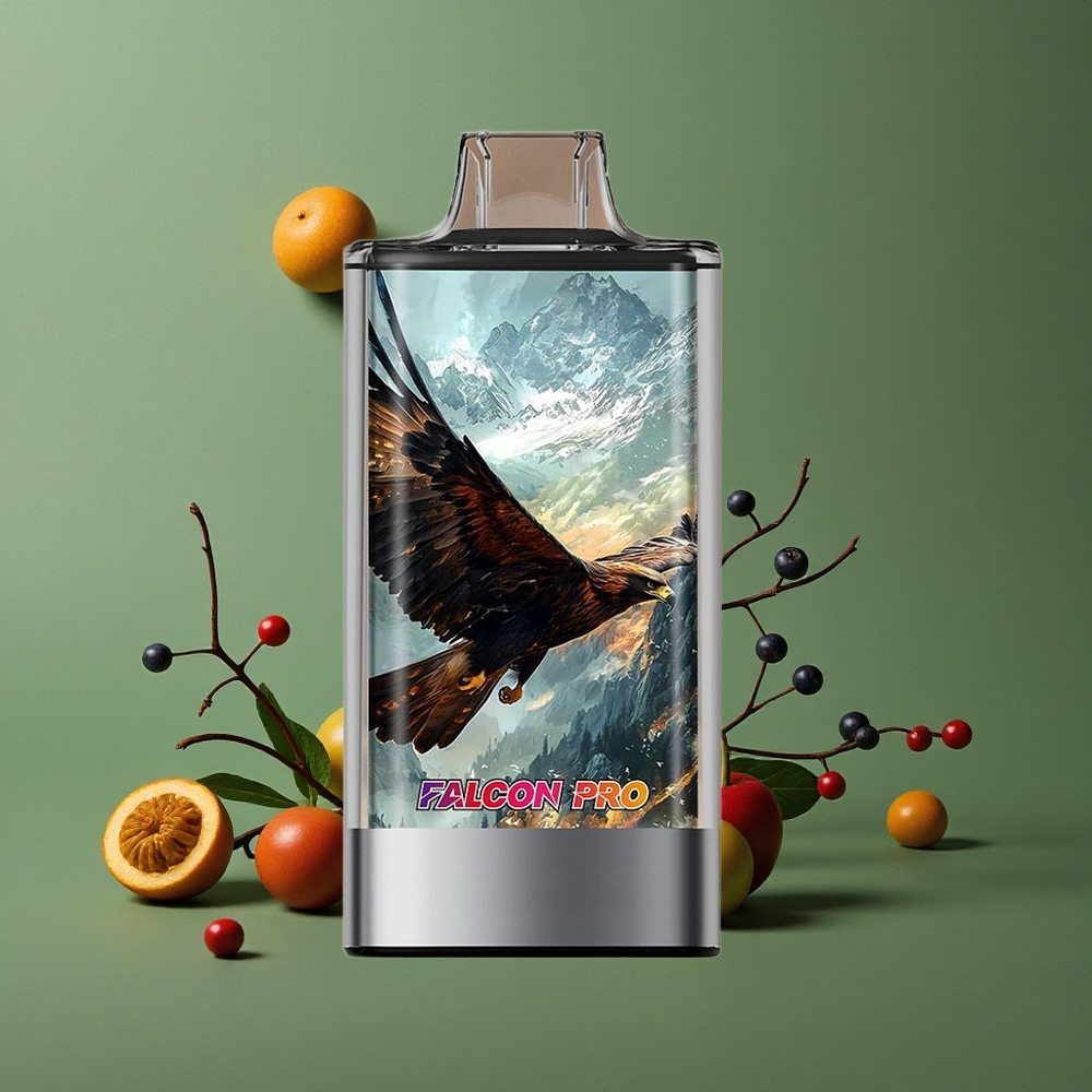 Blandede Bær JNR Falcon Pro 28000 Pust 30ml Forfyldt Kapacitet USB Type-C Opladning Denmark vape