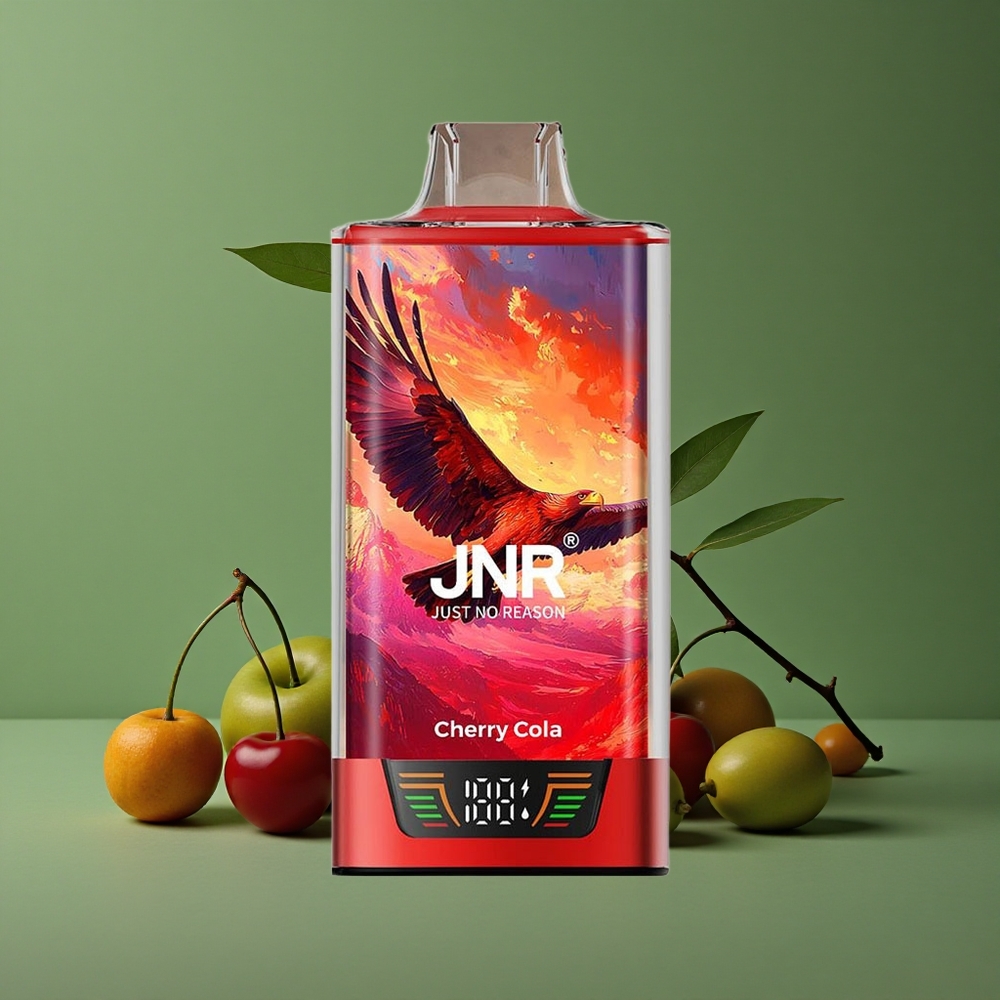 Cherry Cola JNR Falcon Pro 28000 Pust 30ml Forfyldt Kapacitet 950mAh Batterikapacitet Denmark vape