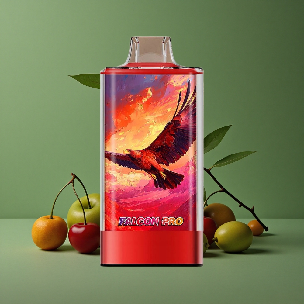 Cherry Cola JNR Falcon Pro 28000 Pust 30ml Forfyldt Kapacitet 950mAh Batterikapacitet Denmark vape