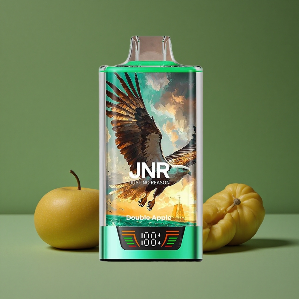 Dobbelt Æble JNR Falcon Pro 28000 28000 Pust 30ml Forfyldt Kapacitet 950mAh Batteri Denmark vape