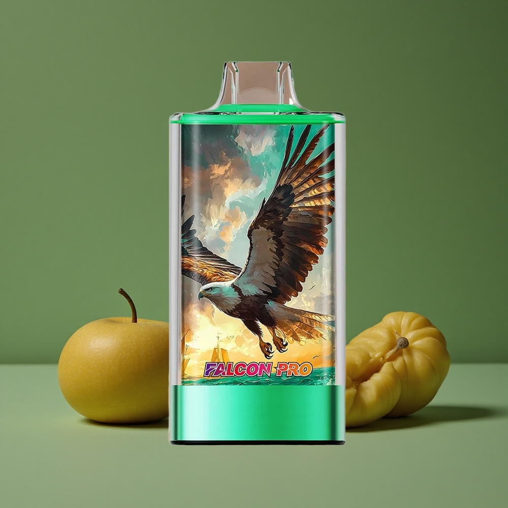 Dobbelt Æble JNR Falcon Pro 28000 28000 Pust 30ml Forfyldt Kapacitet 950mAh Batteri Denmark vape