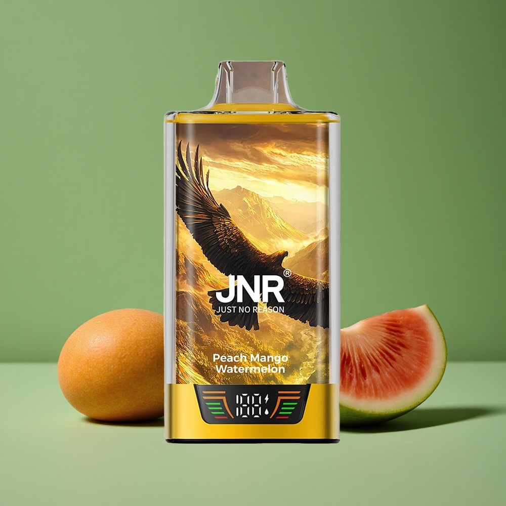 Fersken Mango Vandmelon JNR Falcon Pro 28000 950mAh Batterikapacitet 30ml Forfyldt Kapacitet Denmark vape