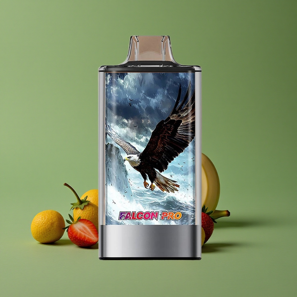 Jordbær Banan JNR Falcon Pro 28000 Pust 30ml Forfyldt Kapacitet 5% Nikotinstyrke Denmark vape
