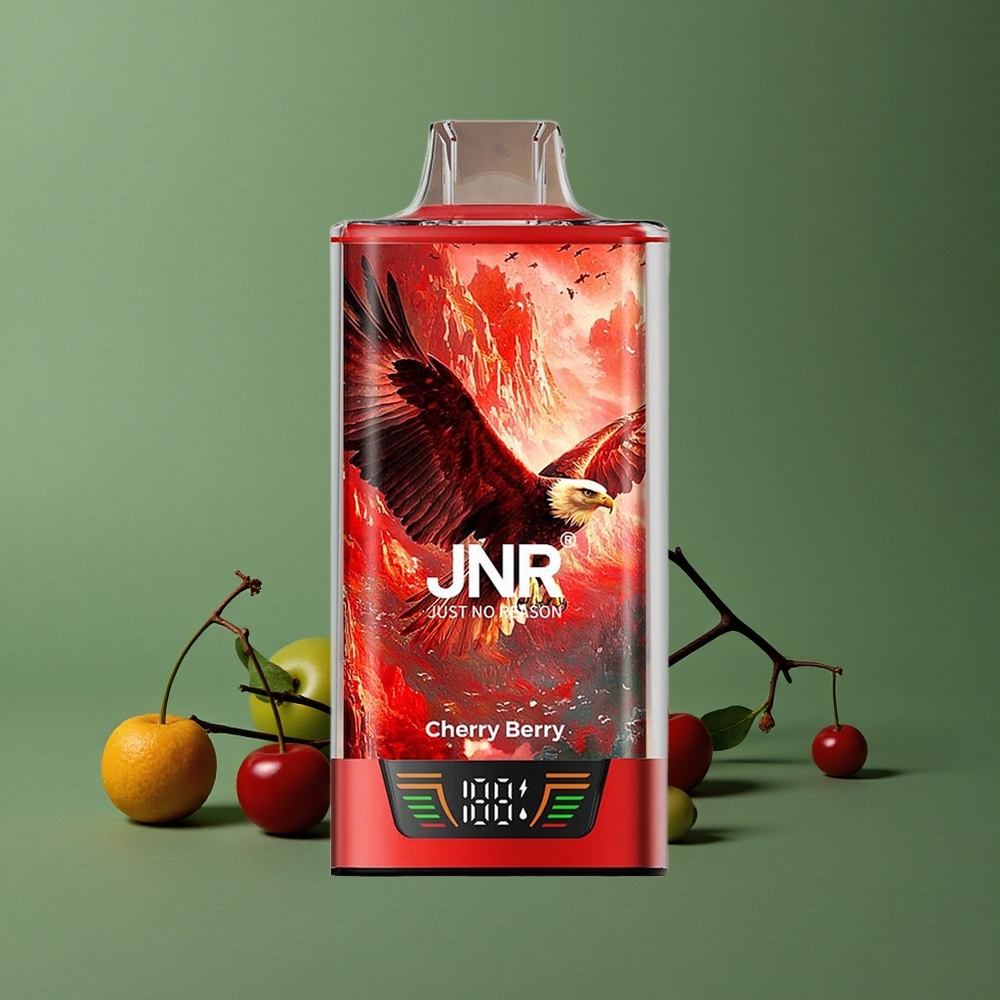 Kirsebær Bær JNR Falcon Pro 28000 Pust 30ml Forfyldt Kapacitet 950mAh Batteri Kapacitet Denmark vape