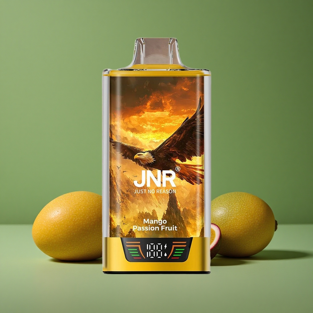 Mango Passionfrugt JNR Falcon Pro 28000 Pust 30ml Forfyldt Kapacitet 950mAh Batterikapacitet Denmark vape