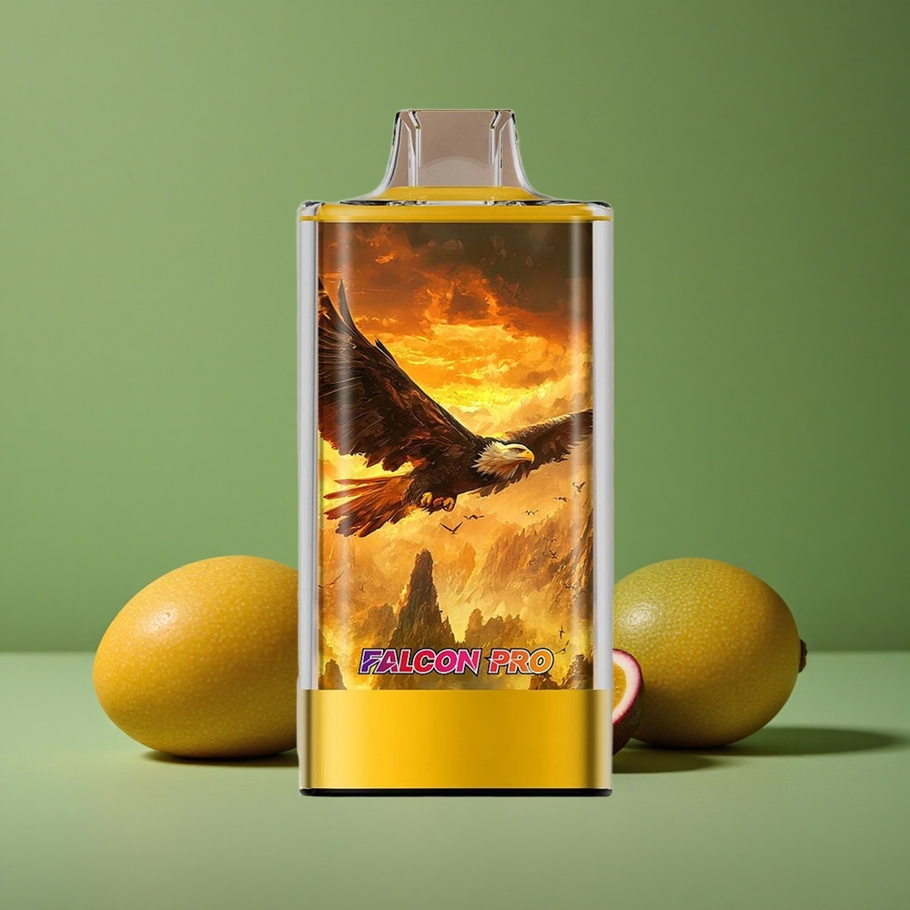 Mango Passionfrugt JNR Falcon Pro 28000 Pust 30ml Forfyldt Kapacitet 950mAh Batterikapacitet Denmark vape