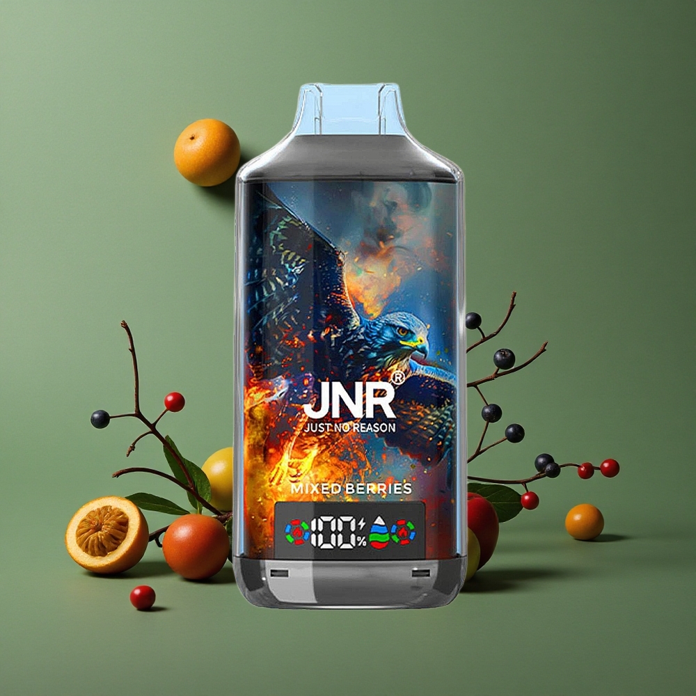 Blandede Bær JNR Falcon X 18000 Pust 750mAh Type-C Hurtigopladning Denmark vape