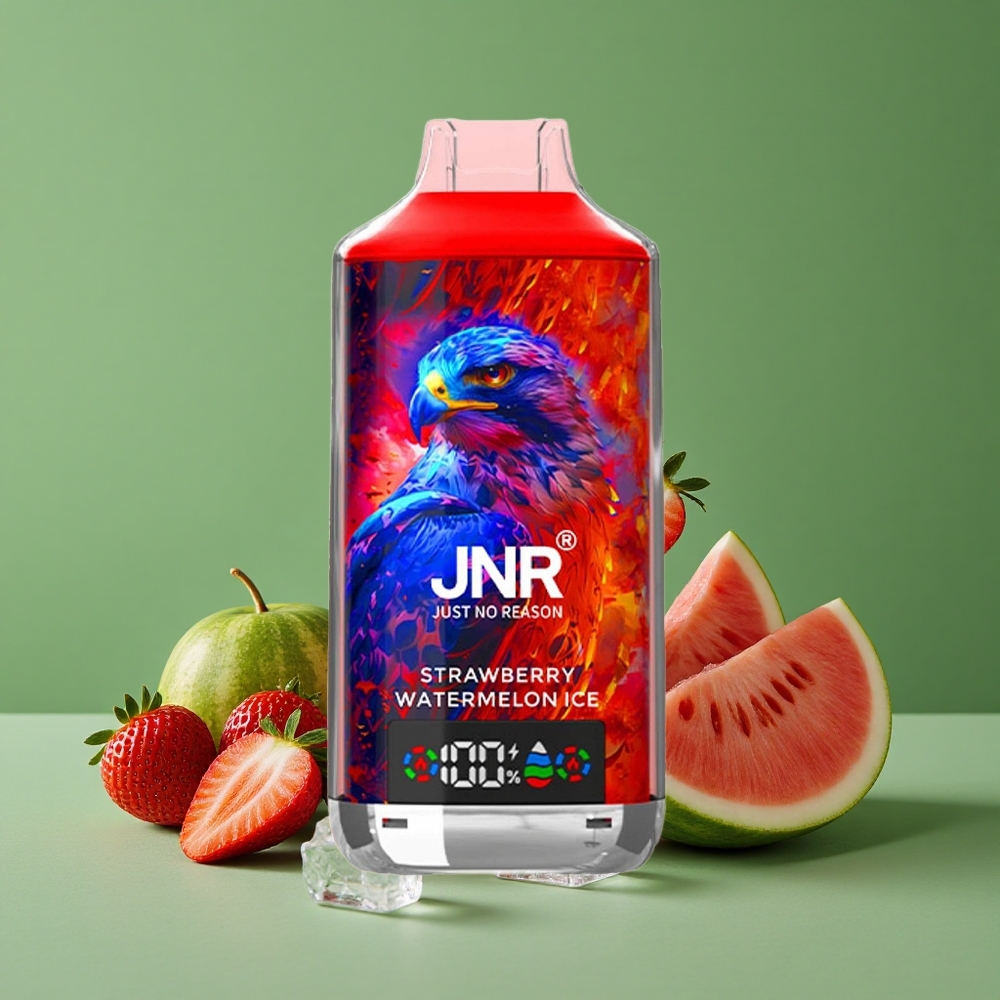 Jordbær Vandmelon Is JNR Falcon X 18000 Pust 750mAh 24ml Denmark vape