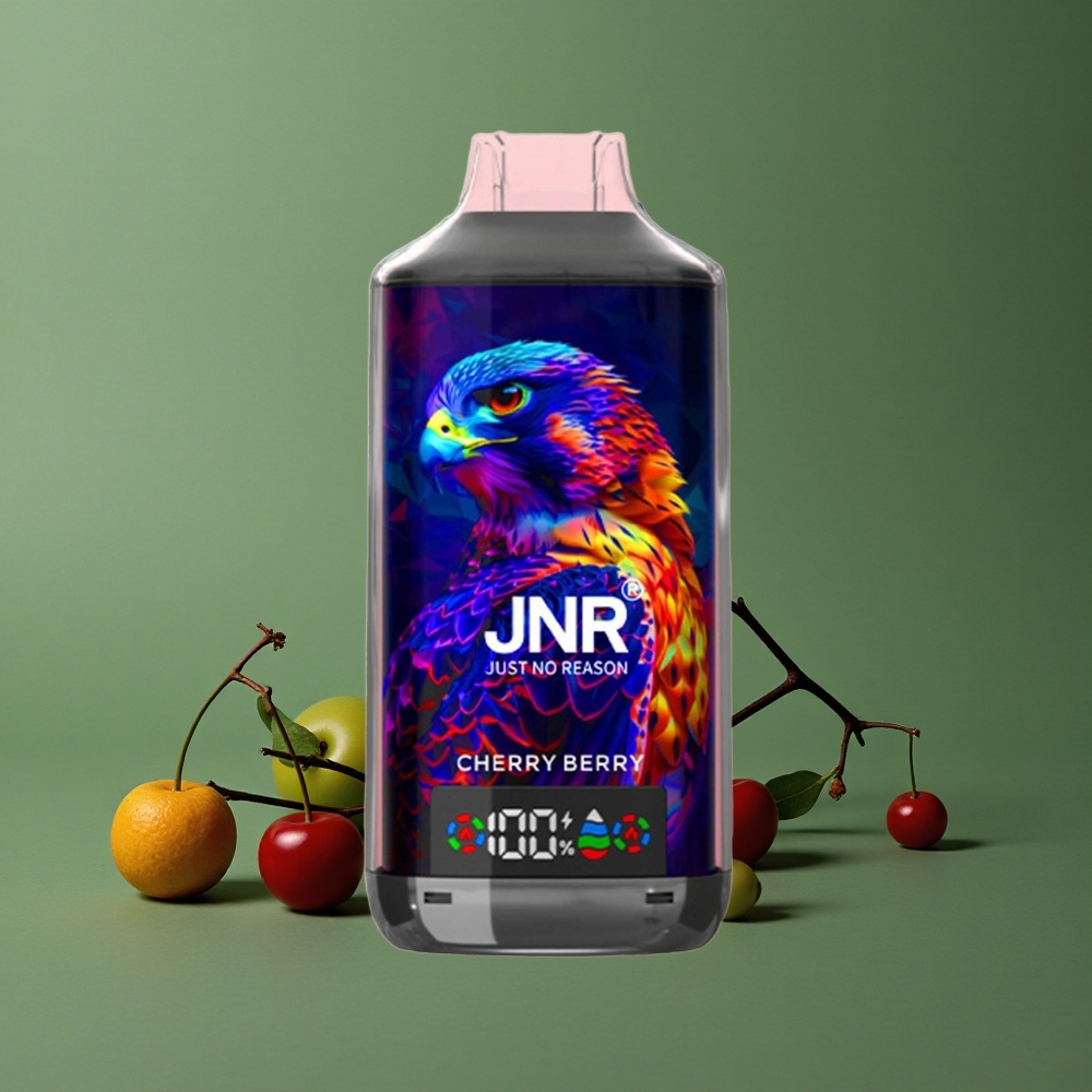 Kirsebær Bær JNR Falcon X 18000 Pust 750mAh 24ml Denmark vape