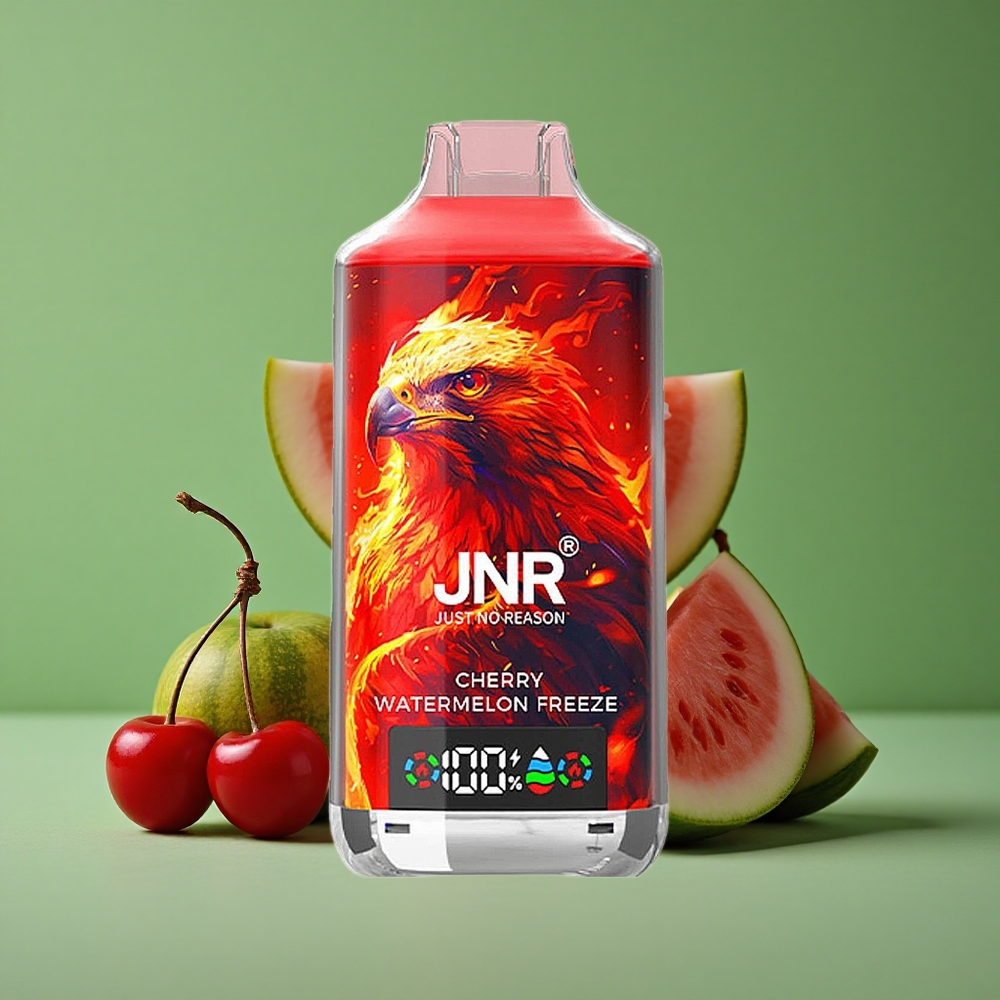 Kirsebær Vandmelon Is JNR Falcon X 18000 Pust 750mAh 24ml Denmark vape