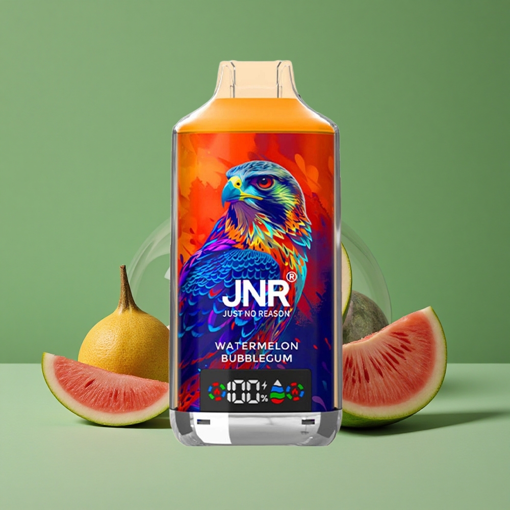 Vandmelon Bubblegum JNR Falcon X 18000 Pust 750mAh 24ml Denmark vape