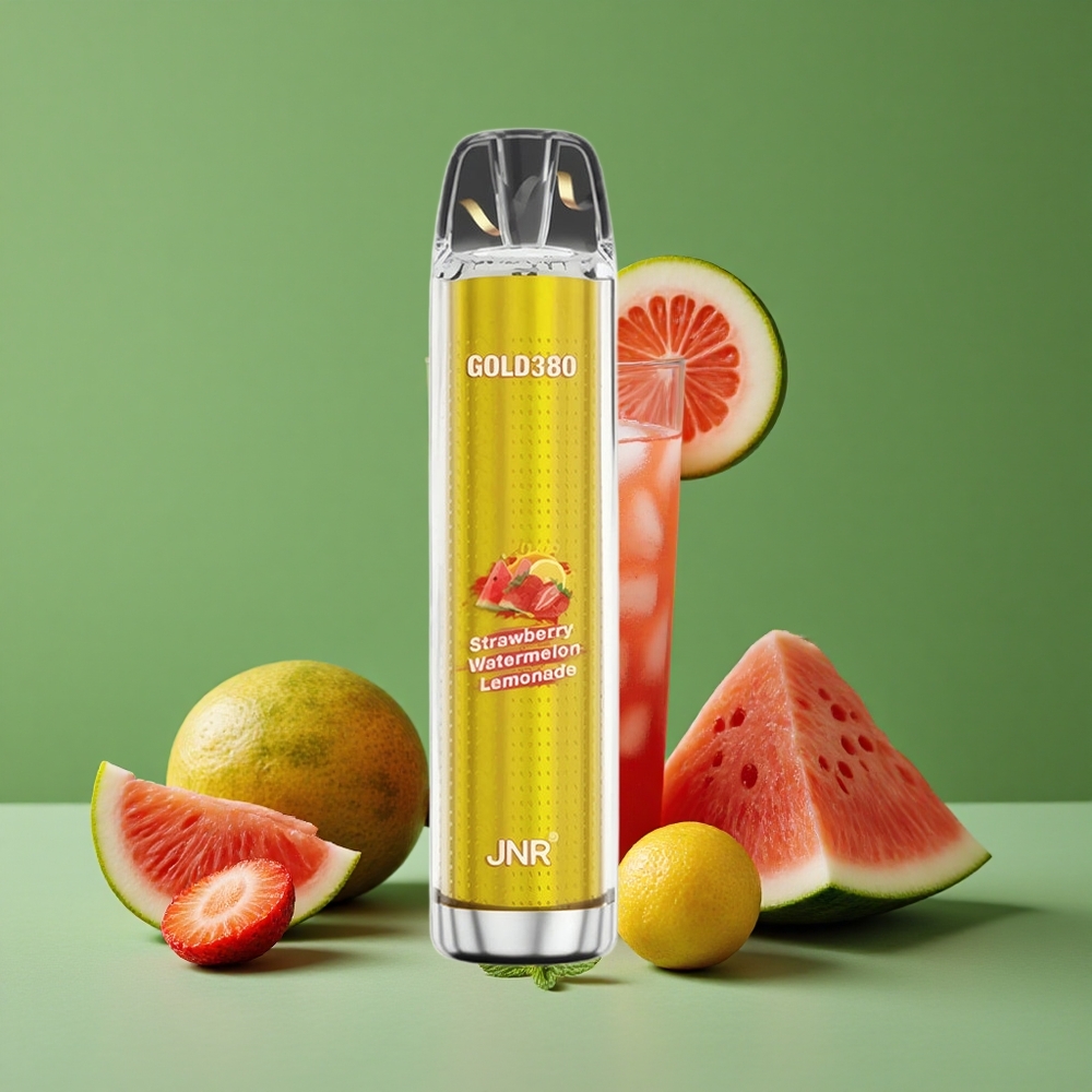 Jordbær Vandmelon Lemonade JNR Gold380 6000 Pust 1500mAh Batterikapacitet Denmark vape