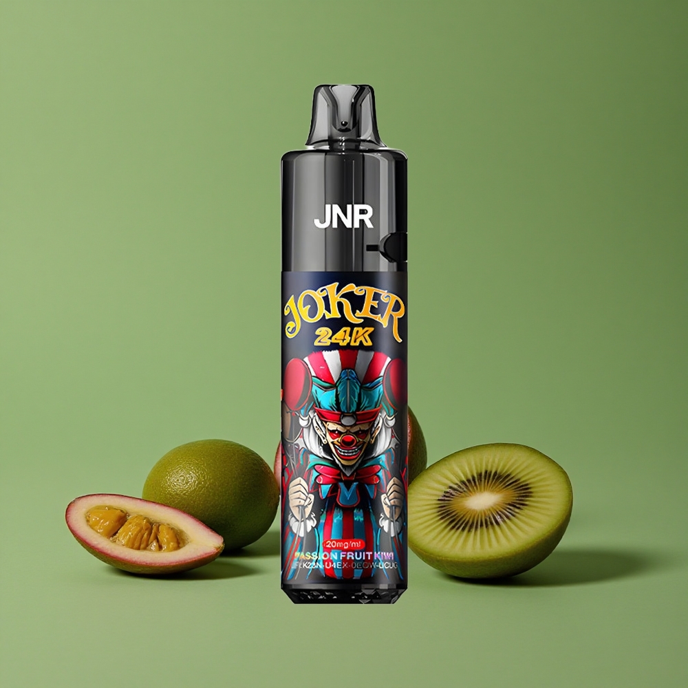 Passionfrugt Kiwi JNR Joker 24000 Pust 800mAh Batteri Type-C Opladning Denmark vape