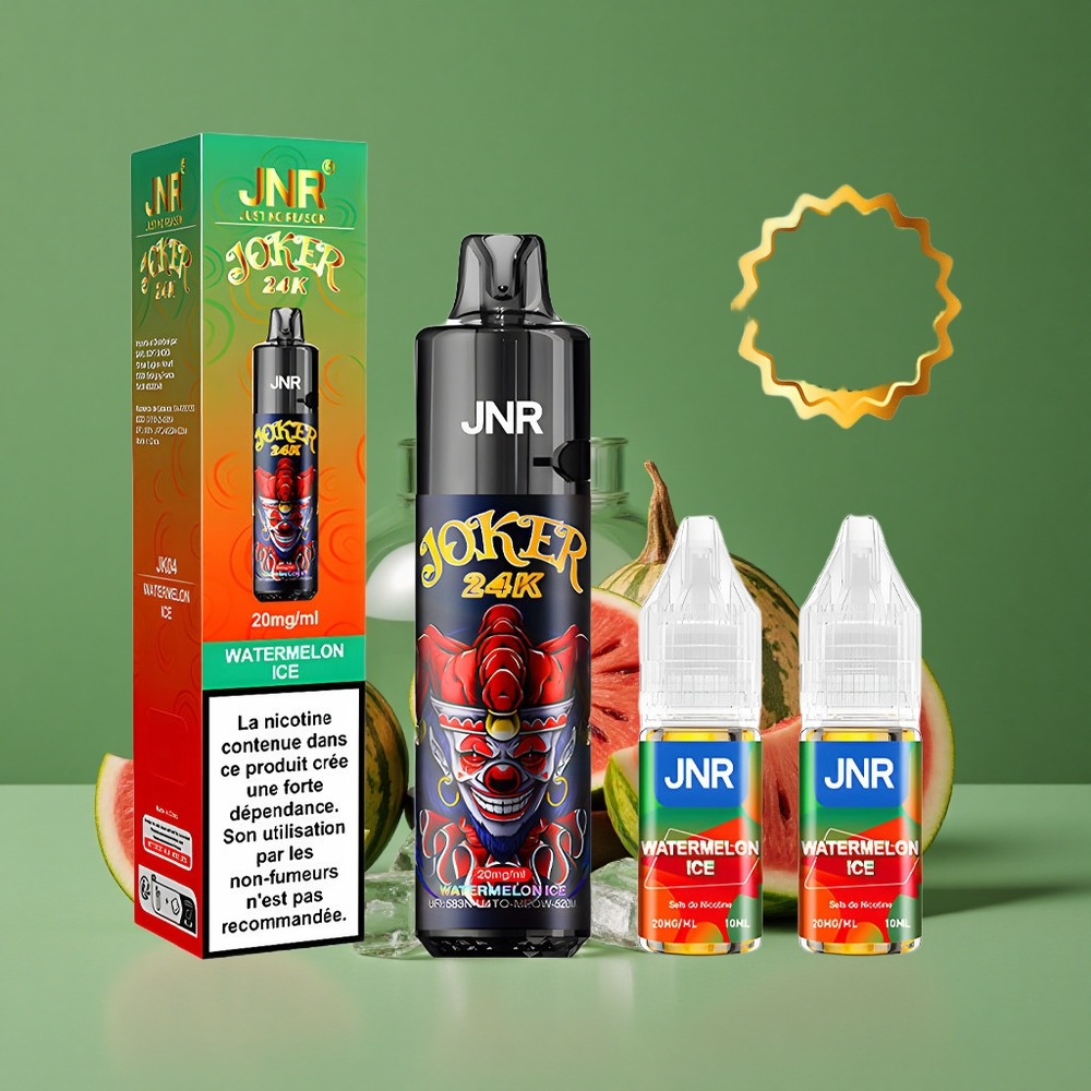 Vandmelon Is JNR Joker 24000 Pust 2% nikotinindhold 800mAh Batteri Denmark vape