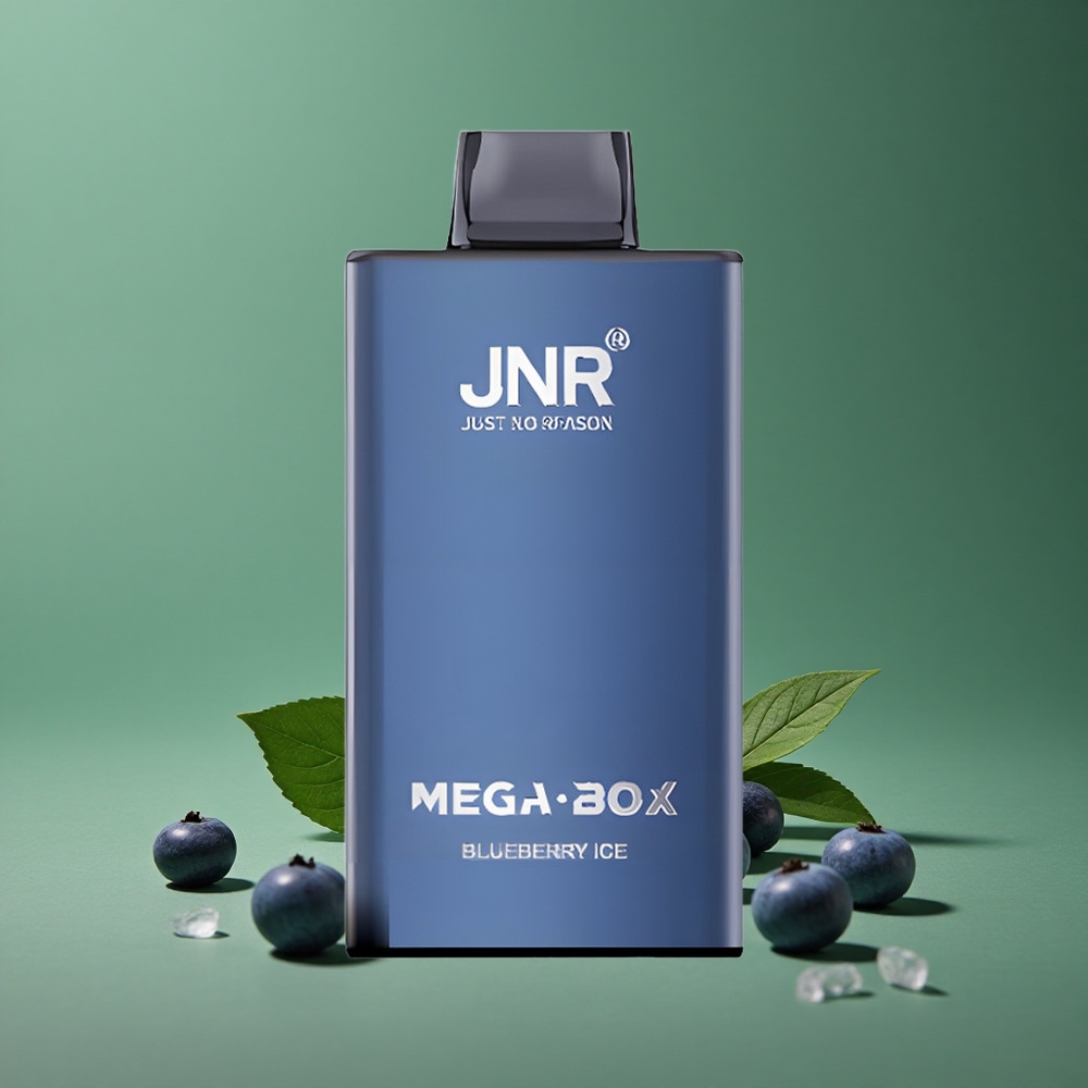 Blåbær Is JNR Mega Box 25000 Pust Genanvendelig Vape 850mAh Batteri Denmark vape