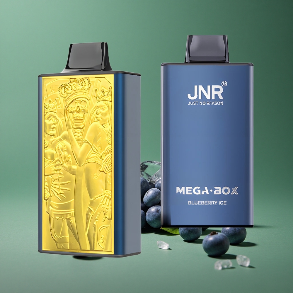 Blåbær Is JNR Mega Box 25000 Pust Genanvendelig Vape 850mAh Batteri Denmark vape