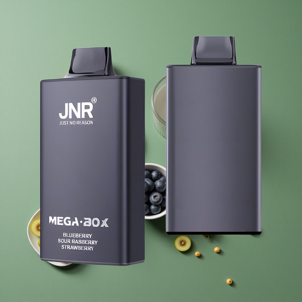 Blåbær Sur Hindbær Jordbær JNR Mega Box 25000 Pust 30ml e-væske kapacitet Denmark vape