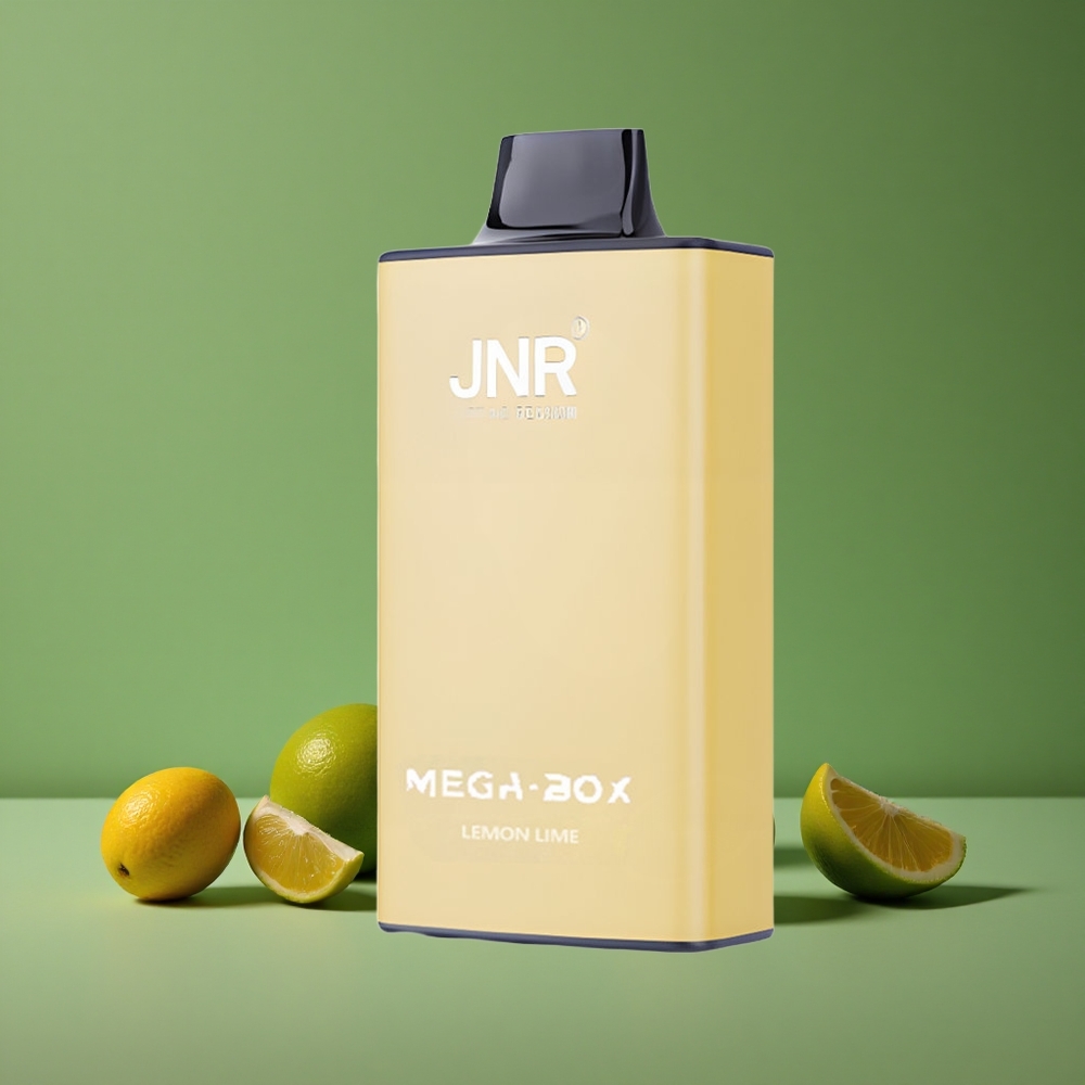 Citron & Lime JNR Mega Box 25000 Pust Engangs Vape 30ml E-væske Kapacitet Denmark vape