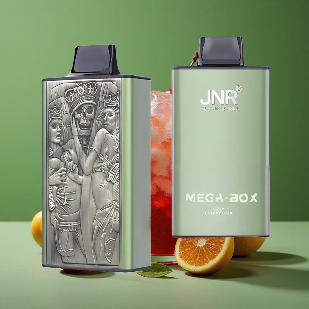 Frisk Kirsebær Cola JNR Mega Box 25000 Pust 30ml E-væske Kapacitet Denmark vape