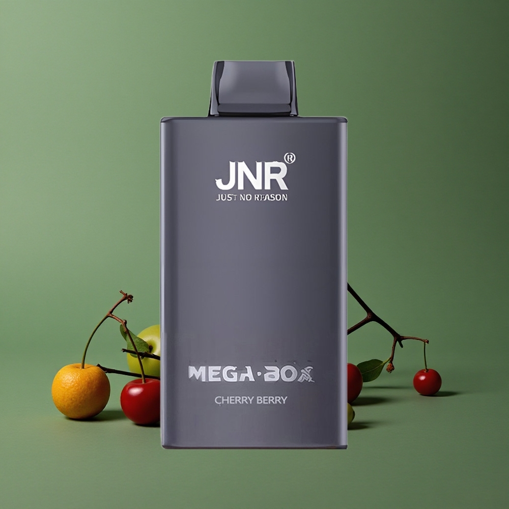 Kirsebær Bær JNR Mega Box 25000 Pust 30ml E-væske Kapacitet Denmark vape