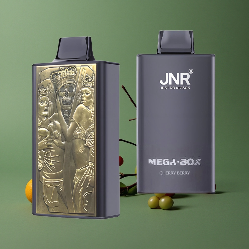 Kirsebær Bær JNR Mega Box 25000 Pust 30ml E-væske Kapacitet Denmark vape