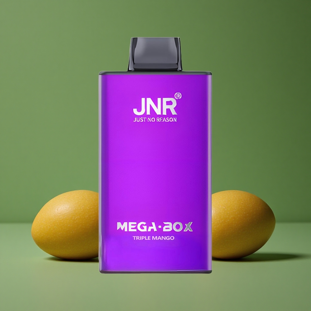Triple Mango JNR Mega Box 25000 Pust Engangs Vape 30ml E-væske Kapacitet Denmark vape