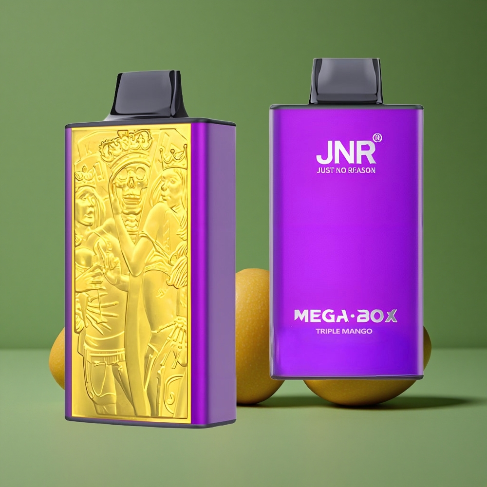 Triple Mango JNR Mega Box 25000 Pust Engangs Vape 30ml E-væske Kapacitet Denmark vape