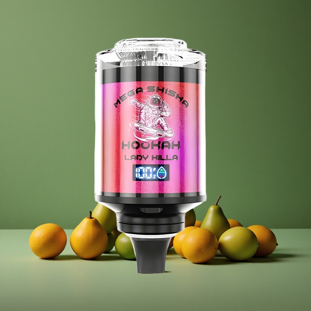 Lady Killa JNR Mega Shisha Hookah 100000 Pust 60ml e-væske kapacitet 2200mAh Denmark vape