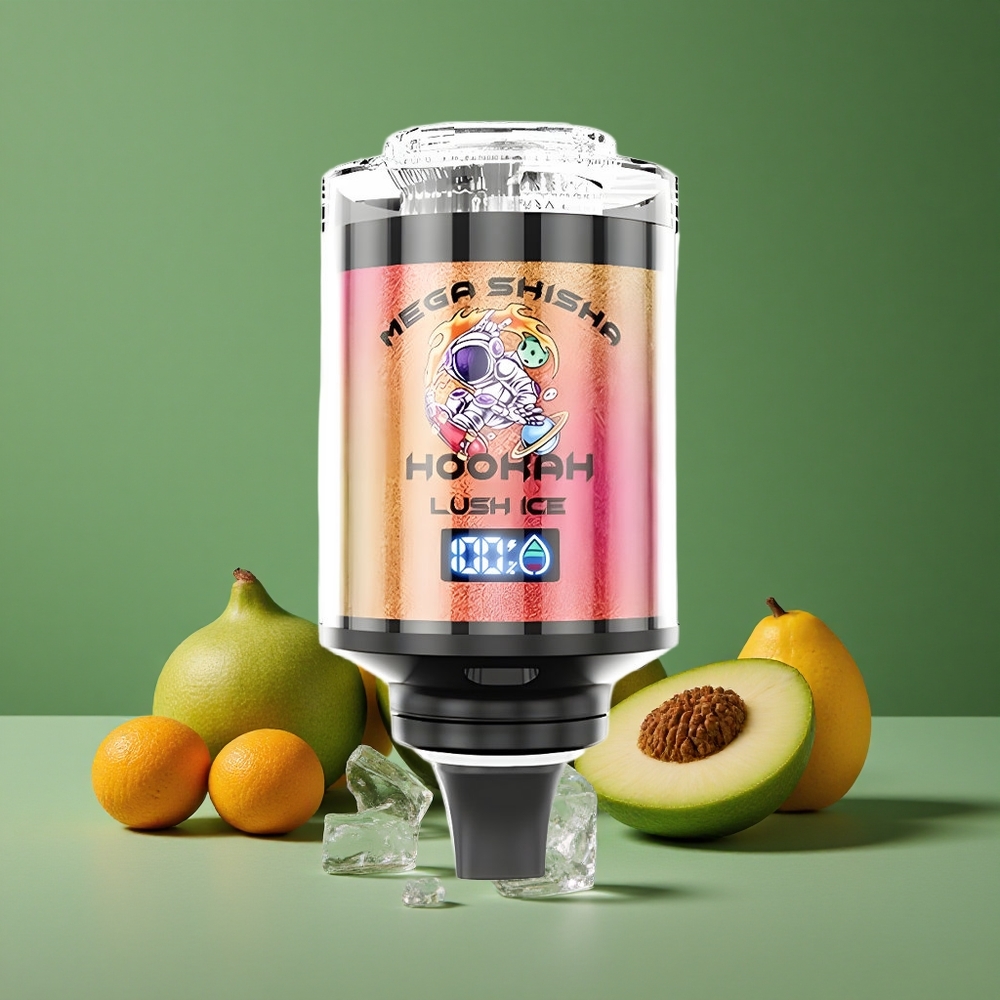 Lush Is (Is) JNR Mega Shisha Hookah 100000 pust Desktop Kompatibilitet 60ml e-væske kapacitet Denmark vape