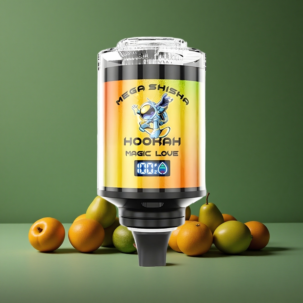 Magic Love JNR Mega Shisha Hookah 100000 Pust 60ml e-væske kapacitet Denmark vape